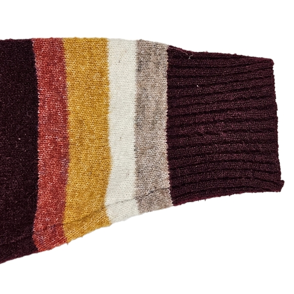 Multicolor Striped Cardigan Sweater Size 20 XXL Open Front Longline Fall Duster - Picture 7 of 13